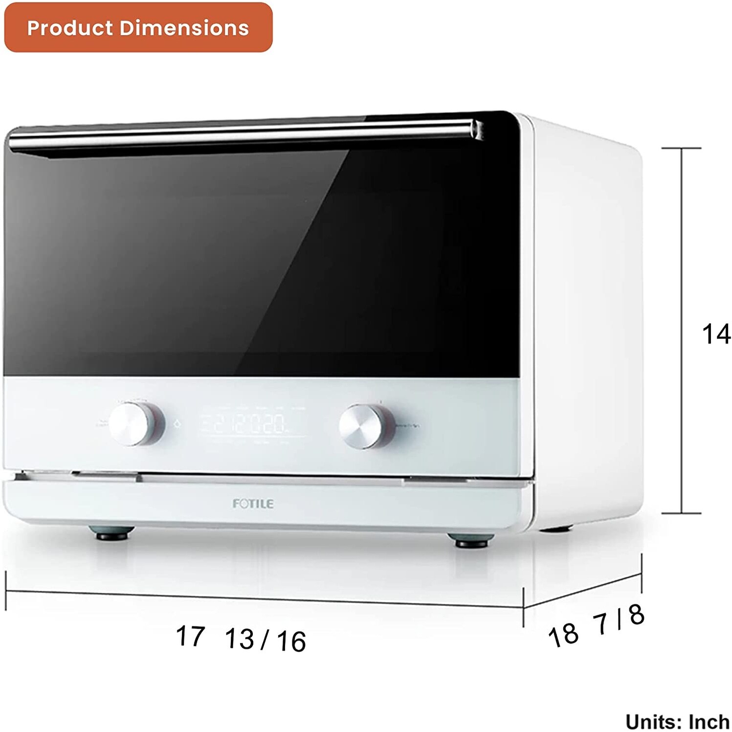 FOTILE ChefCubii HYZK26-E1 4-in-1 Countertop Convection